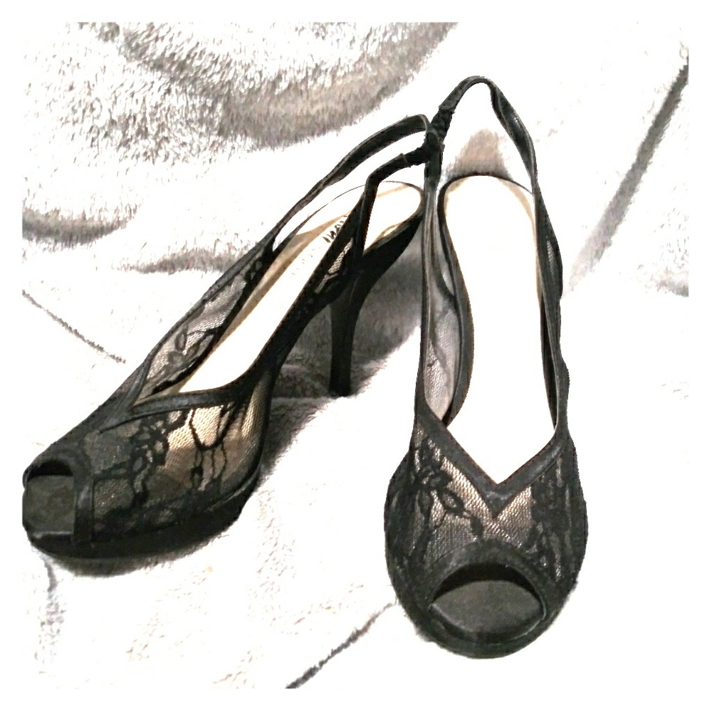 Fioni Night Black Heels